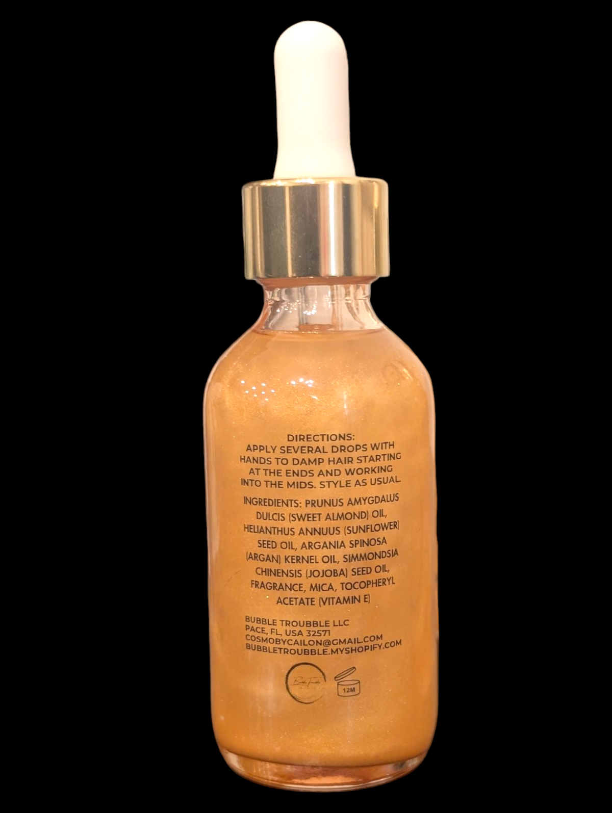 Halo Shimmering Hair Oils