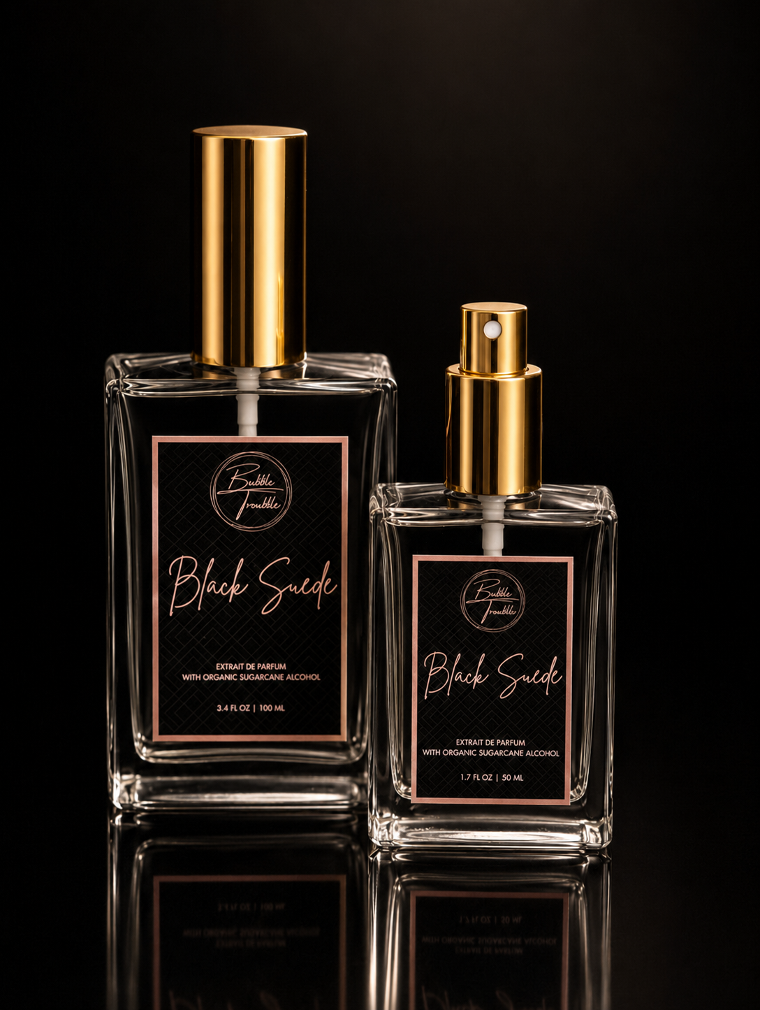 Black Suede Extrait de Parfum | Suede & Cedarwood