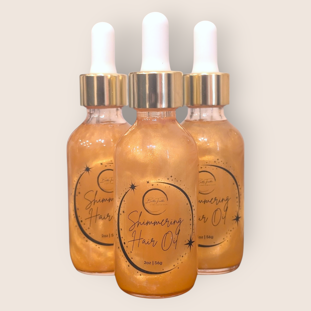 Halo Shimmering Hair Oils